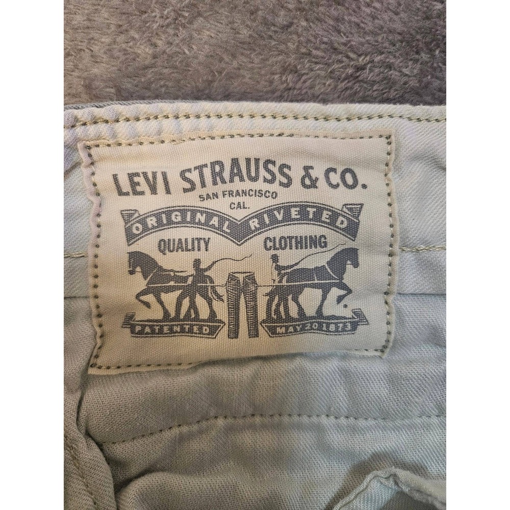Levis White Label Gray Cargo Pants Mens W30 L30 Discontinued Straight Utility - Picture 3 of 9